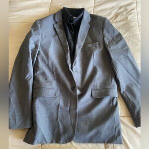 Size 18 suit jacket and size 14 dress shirt set. Calvin Klein.